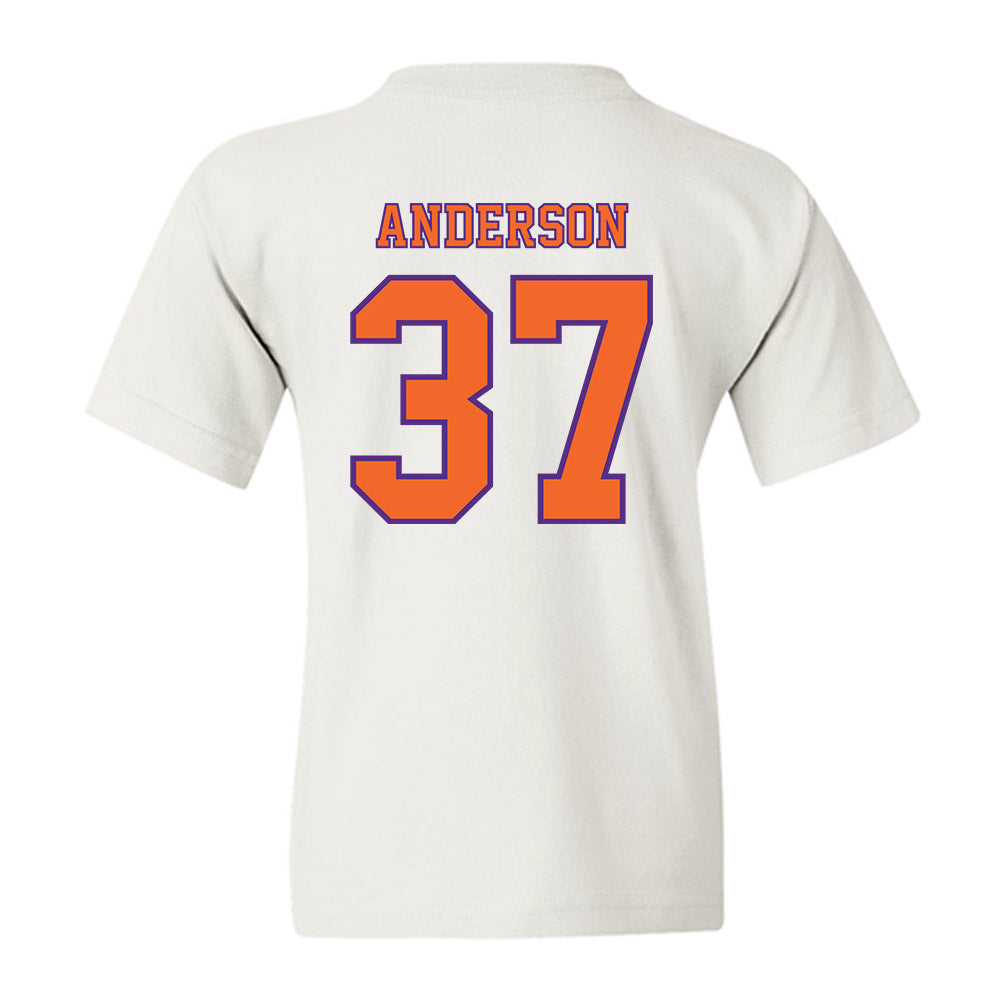 Clemson - NCAA Football : Logan Anderson - Replica Shersey Youth T-Shirt-1