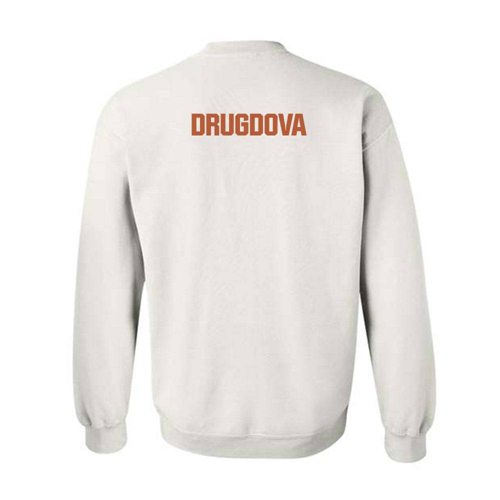 Texas - NCAA Women's Tennis : Salma Drugdova - Crewneck Sweatshirt-1