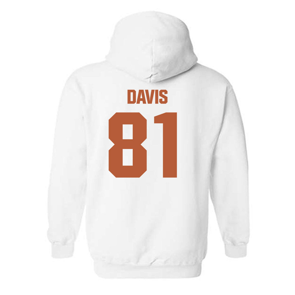 Texas - NCAA Football : Juan Davis - Hooded Sweatshirt-1