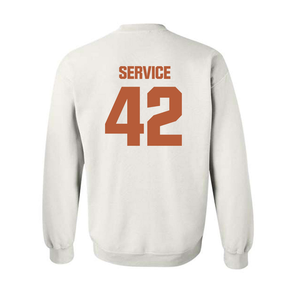 Texas - NCAA Baseball : Oliver Service - Crewneck Sweatshirt-1