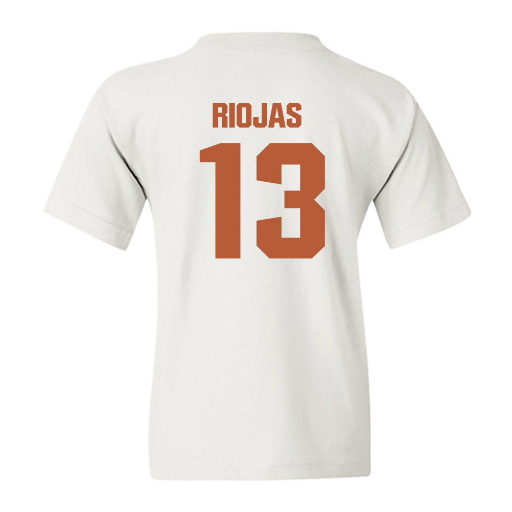 Texas - NCAA Baseball : Ruger Riojas - Youth T-Shirt-1