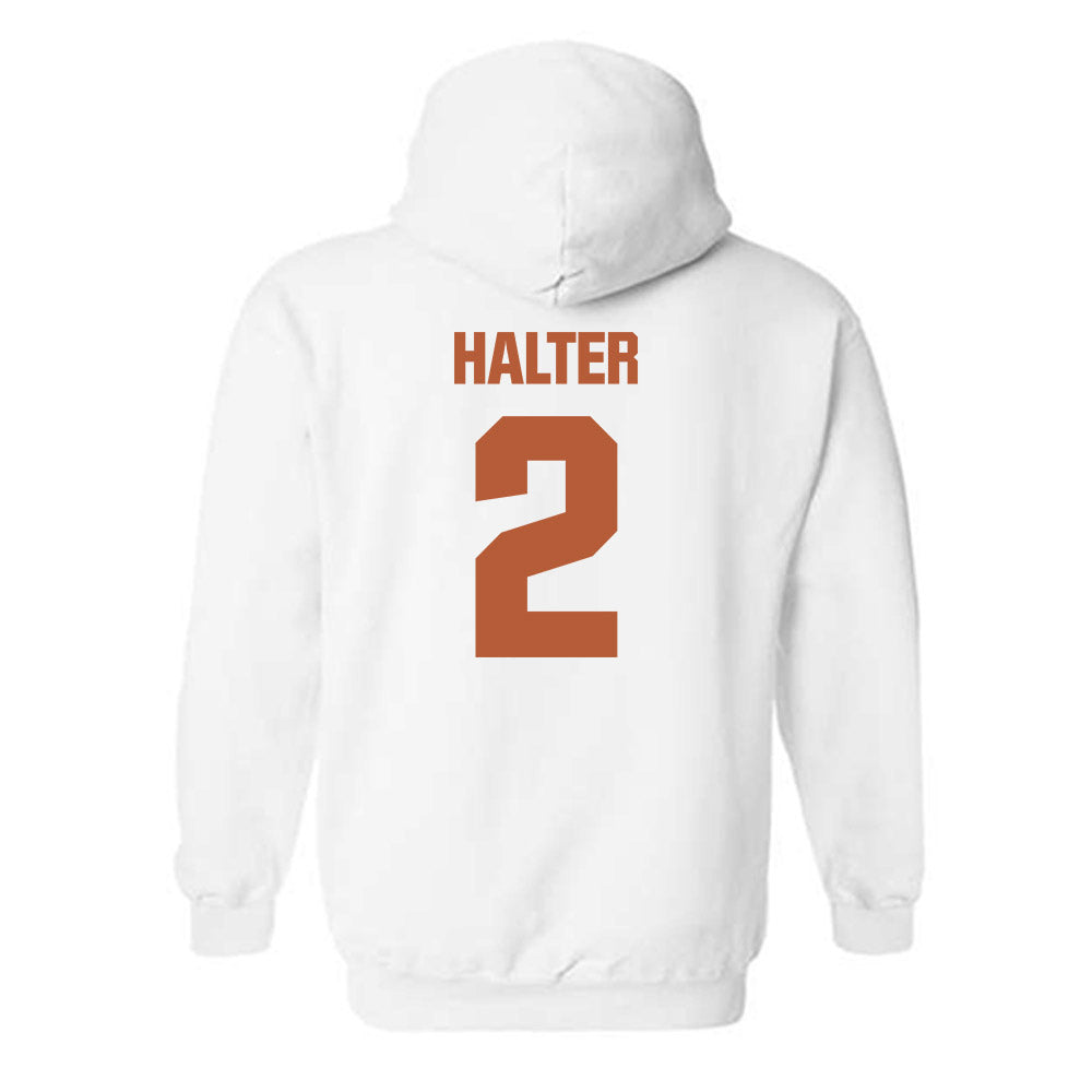 Texas - NCAA Women's Volleyball : Emma Halter - Hooded Sweatshirt-1