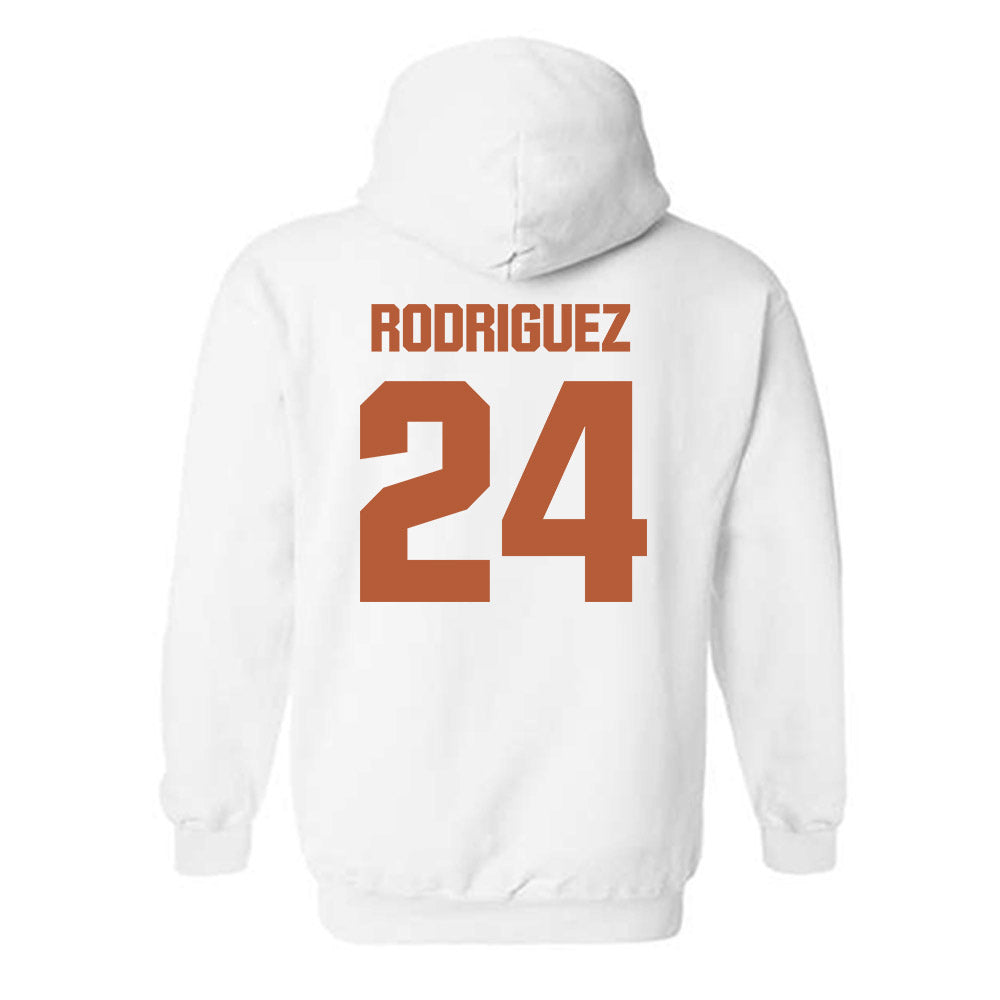 Texas - NCAA Baseball : Adrian Rodriguez - Classic Shersey Hooded Sweatshirt-1