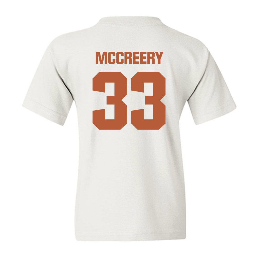 Texas - NCAA Baseball : Connor McCreery - Classic Shersey Youth T-Shirt-1