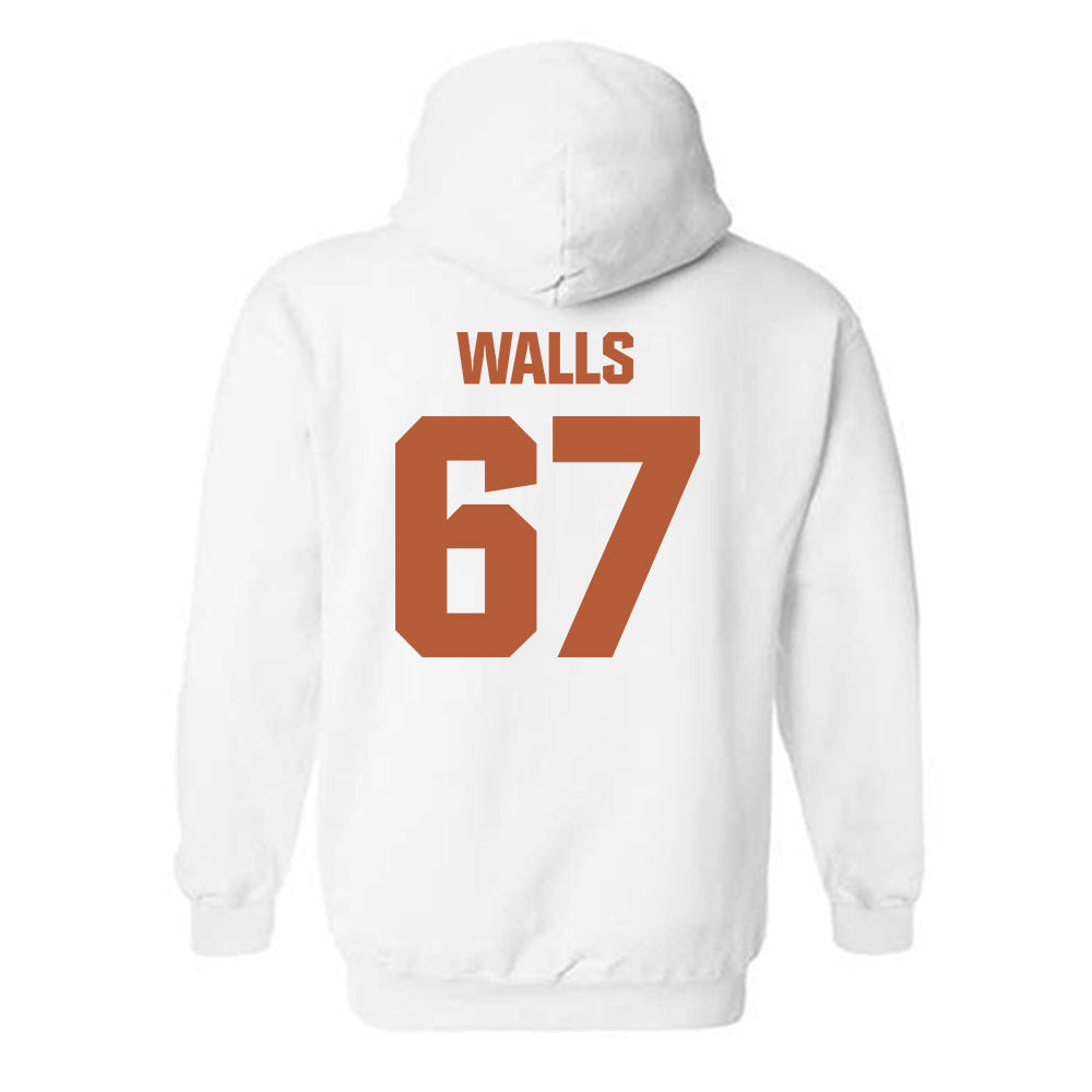 Texas - NCAA Baseball : Brody Walls - Classic Shersey Hooded Sweatshirt-1