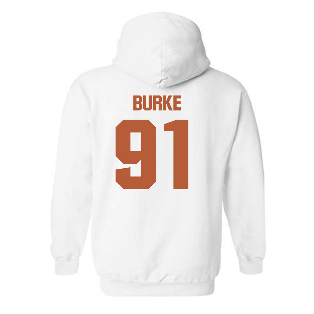 Texas - NCAA Football : Ethan Burke - Classic Shersey Hooded Sweatshirt-1