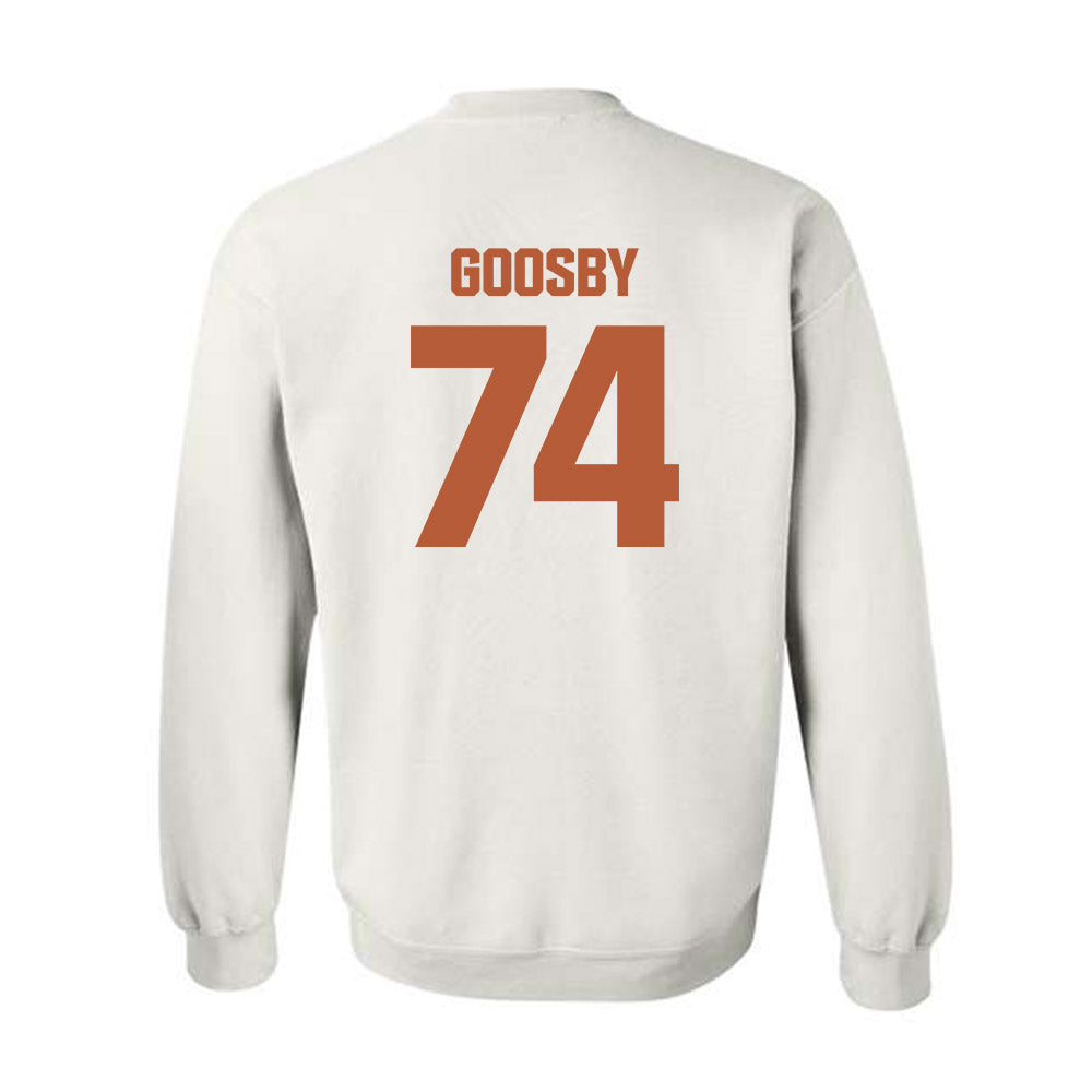 Texas - NCAA Football : Trevor Goosby - Classic Shersey Crewneck Sweatshirt-1
