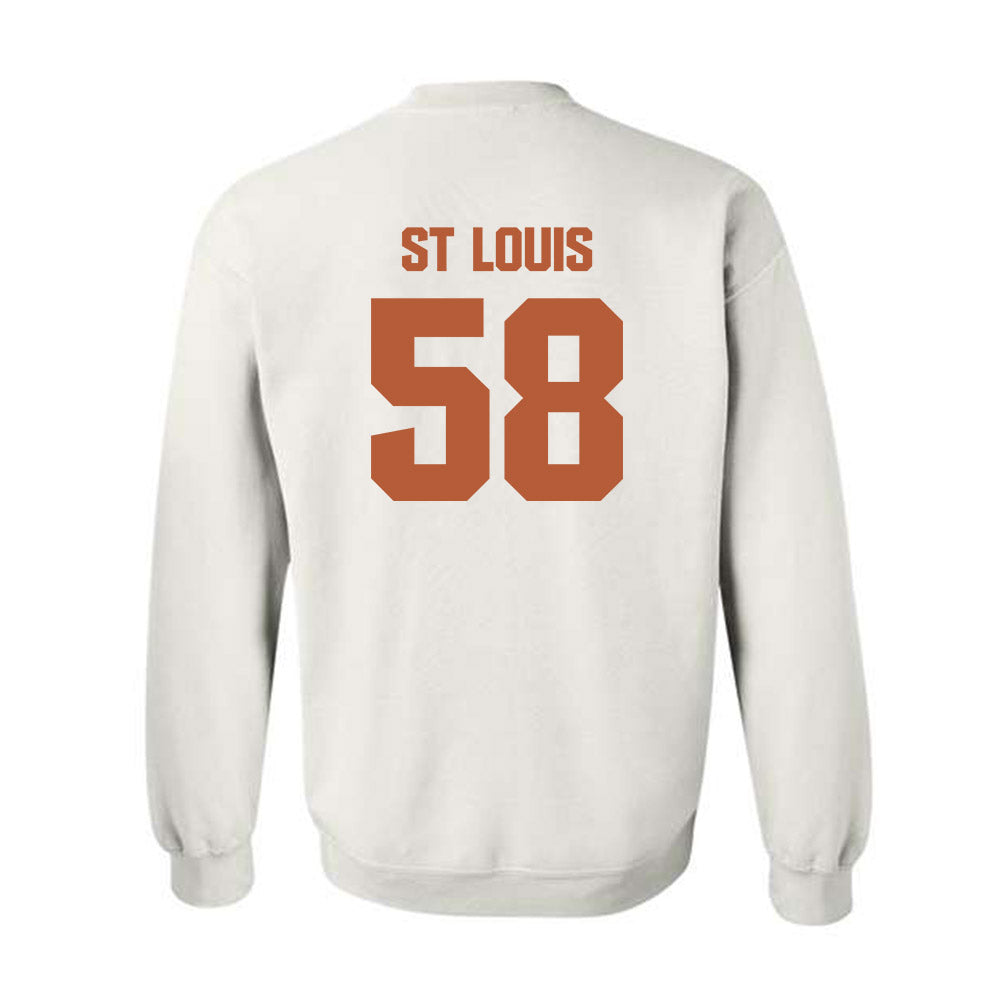Texas - NCAA Football : Lance St Louis - Classic Shersey Crewneck Sweatshirt-1