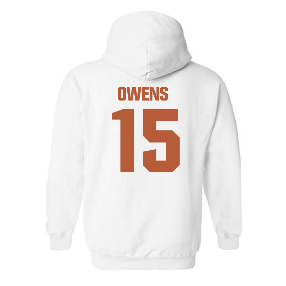 Texas - NCAA Football : Trey Owens - Classic Shersey Hooded Sweatshirt-1