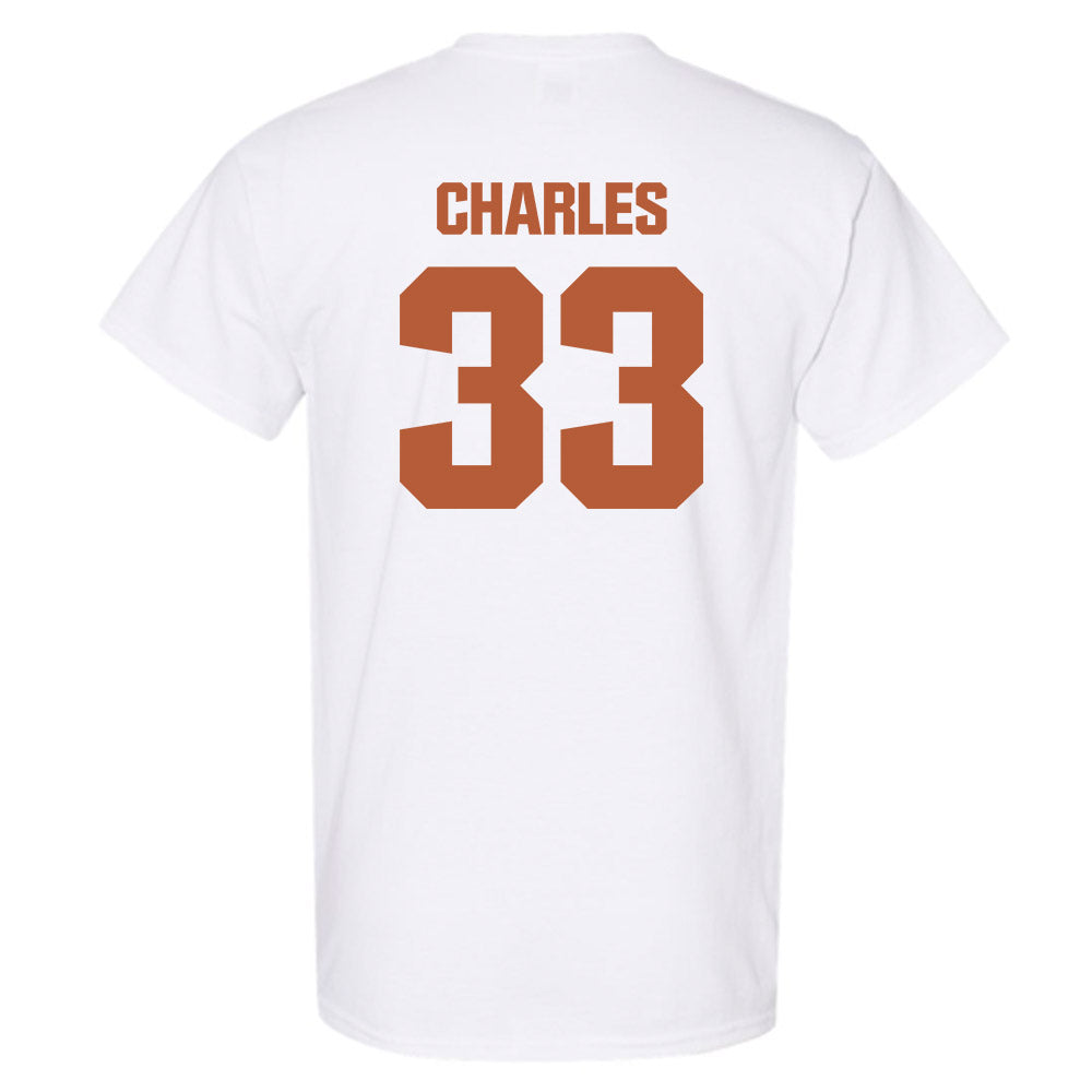 Texas - NCAA Football : Myron Charles - Classic Shersey T-Shirt-1