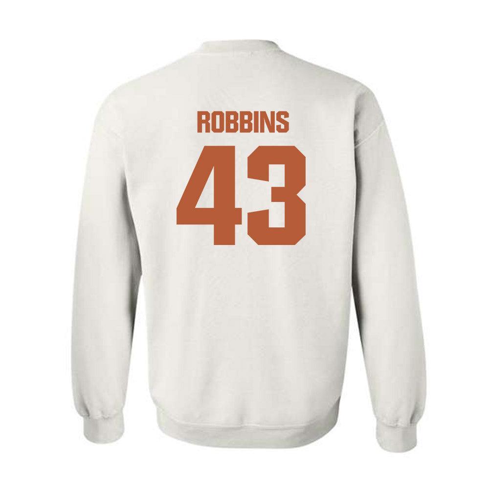 Texas - NCAA Baseball : Aiden Robbins - Crewneck Sweatshirt-1