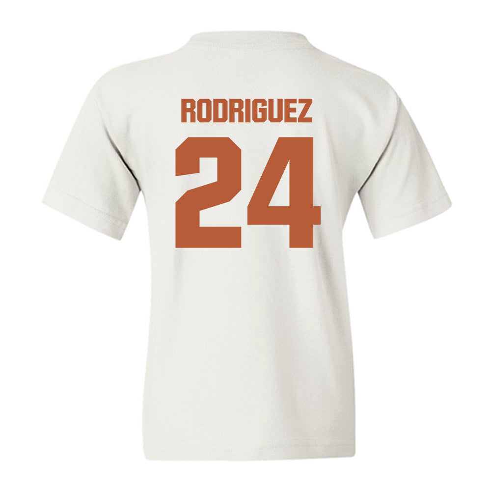 Texas - NCAA Baseball : Adrian Rodriguez - Youth T-Shirt-1