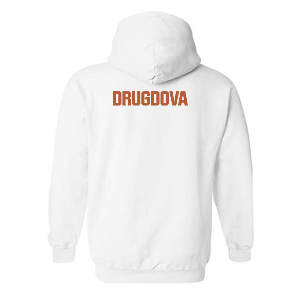 Texas - NCAA Women's Tennis : Salma Drugdova - Hooded Sweatshirt-1