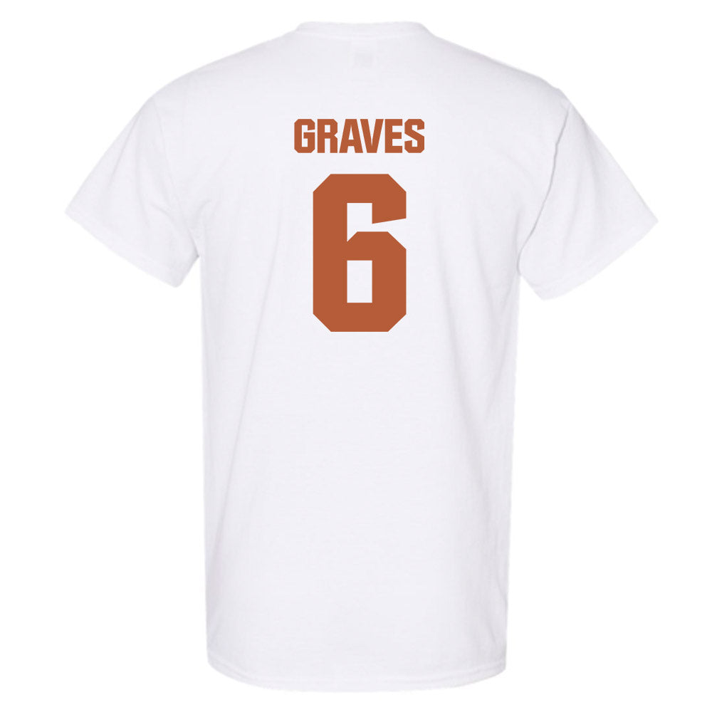 Texas - NCAA Women's Basketball : Sarah Graves - T-Shirt-1