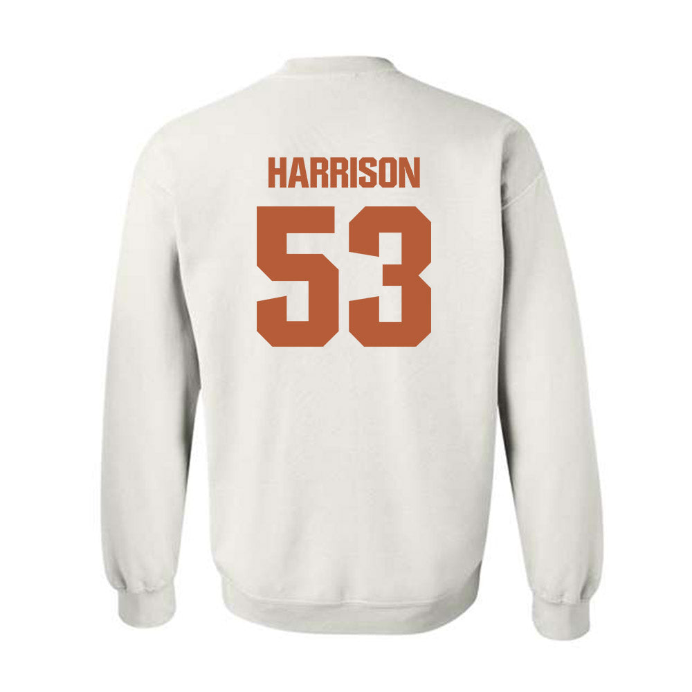 Texas - NCAA Baseball : Luke Harrison - Crewneck Sweatshirt-1