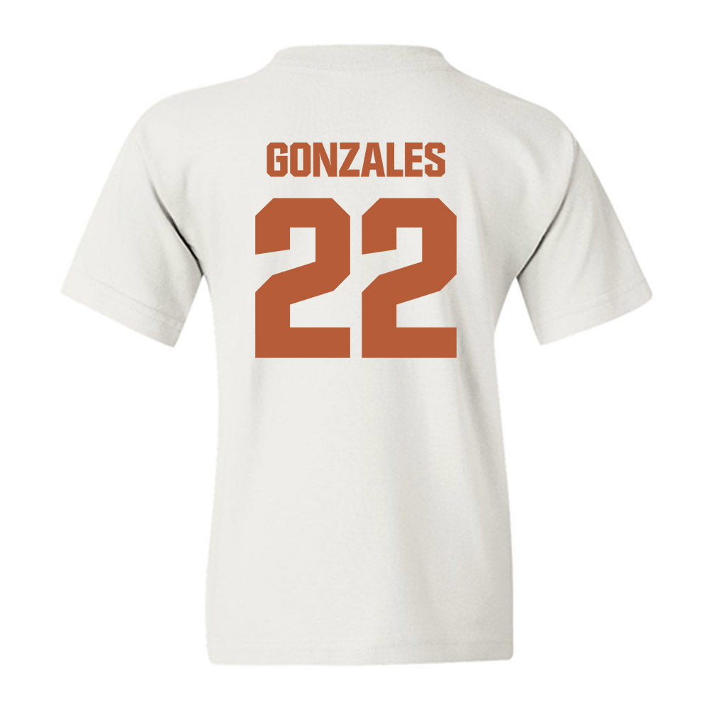 Texas - NCAA Softball : Brenlee Gonzales - Youth T-Shirt-1