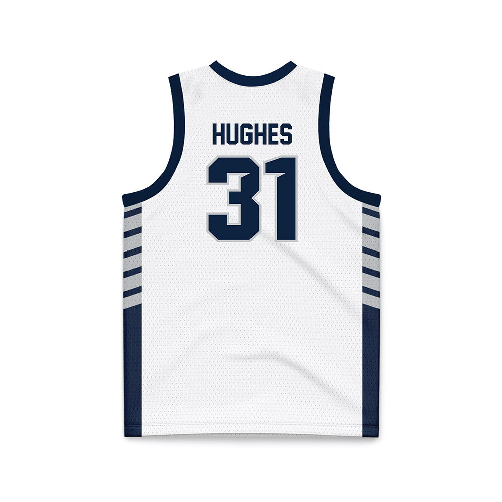 Samford - NCAA Men's Basketball : Joshua Hughes - 2024 White Basketball Jersey