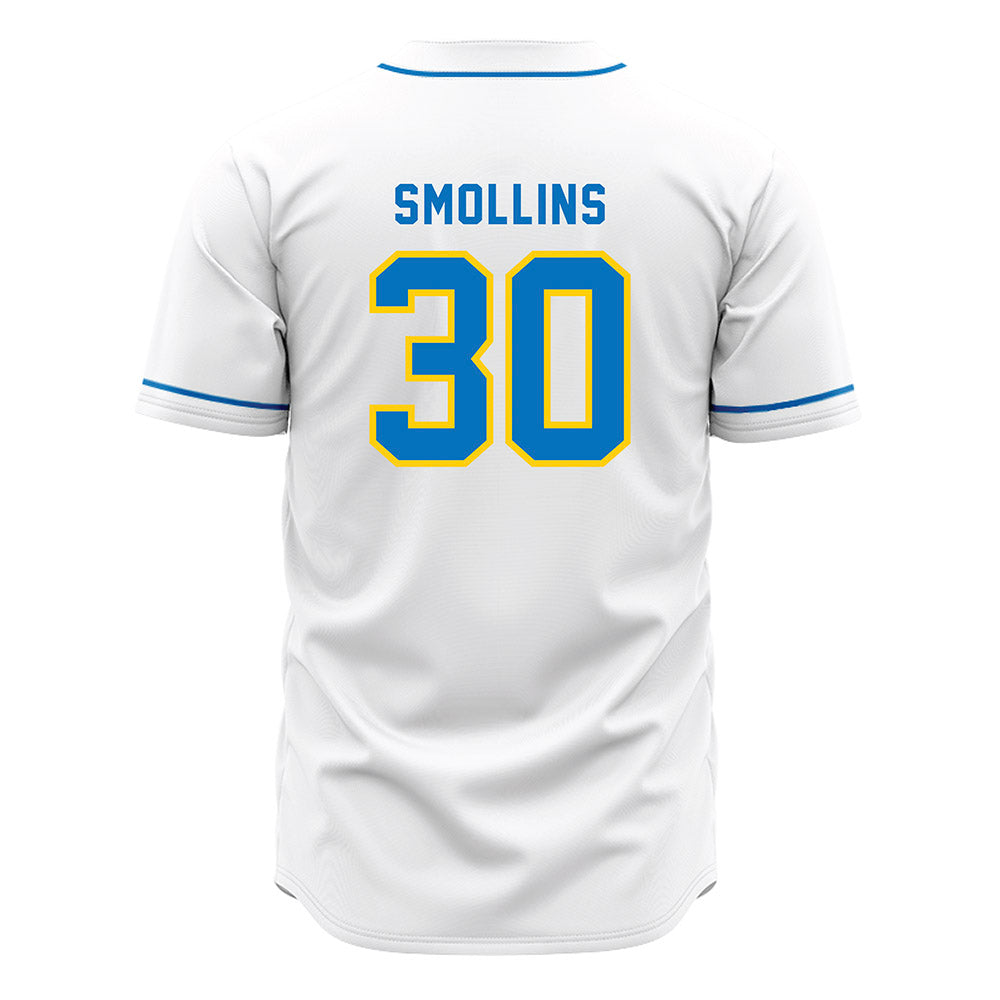 Rollins - NCAA Baseball : Aaron Smollins - White Jersey-1