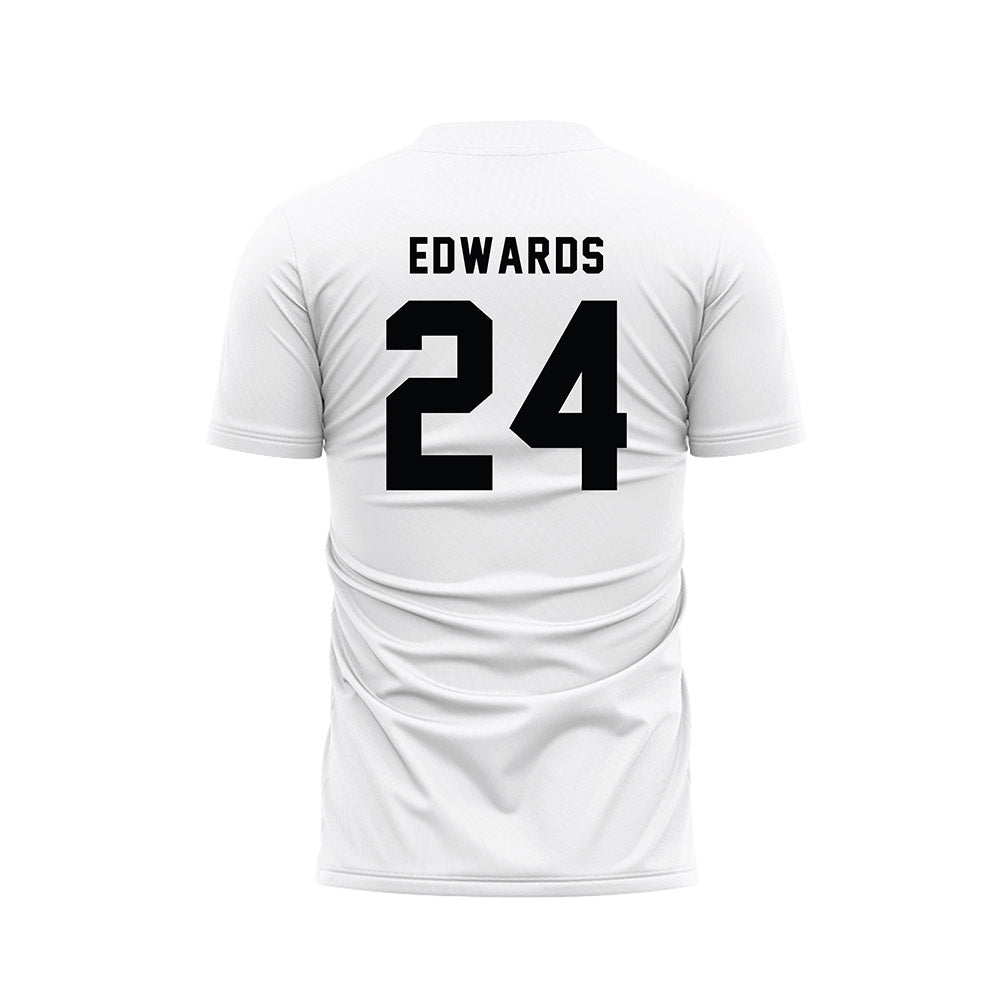 Rollins - NCAA Men's Soccer : Cory Edwards - White Soccer Jersey-1