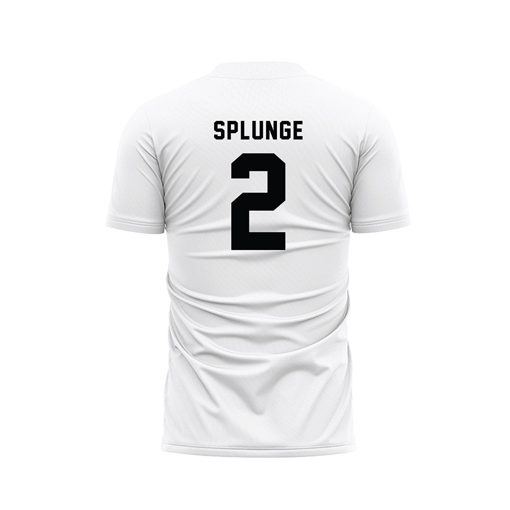 Rollins - NCAA Men's Soccer : Jaden Splunge - White Soccer Jersey-1