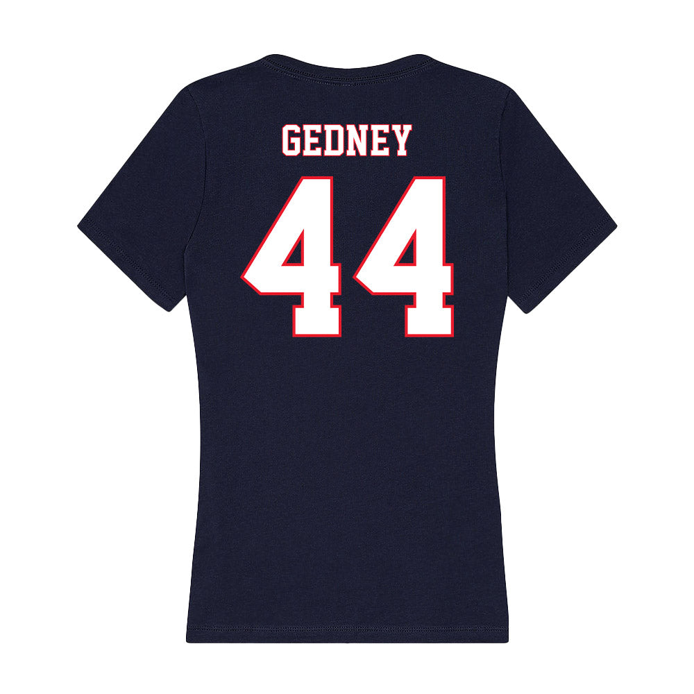 UConn - Women's Basketball Legends : Chris Gedney - Women's V-Neck T-Shirt-1