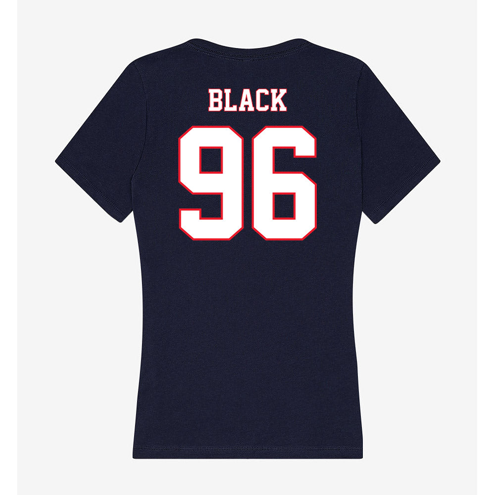 UConn - NCAA Football : Marquis Black - Women's V-Neck T-Shirt-1