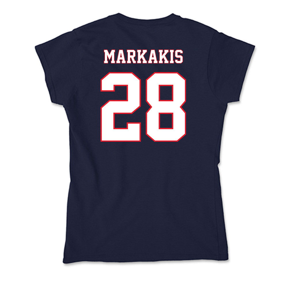 UConn - NCAA Women's Ice Hockey : Ellie Markakis - Soft Style Women’s T-Shirt-1