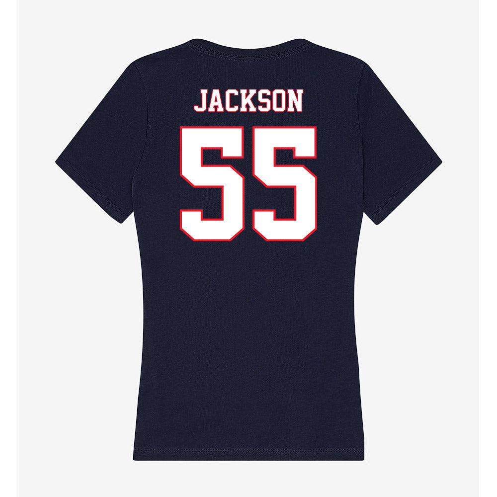 UConn - NCAA Football : Vincent Jackson - Women's V-Neck T-Shirt-1