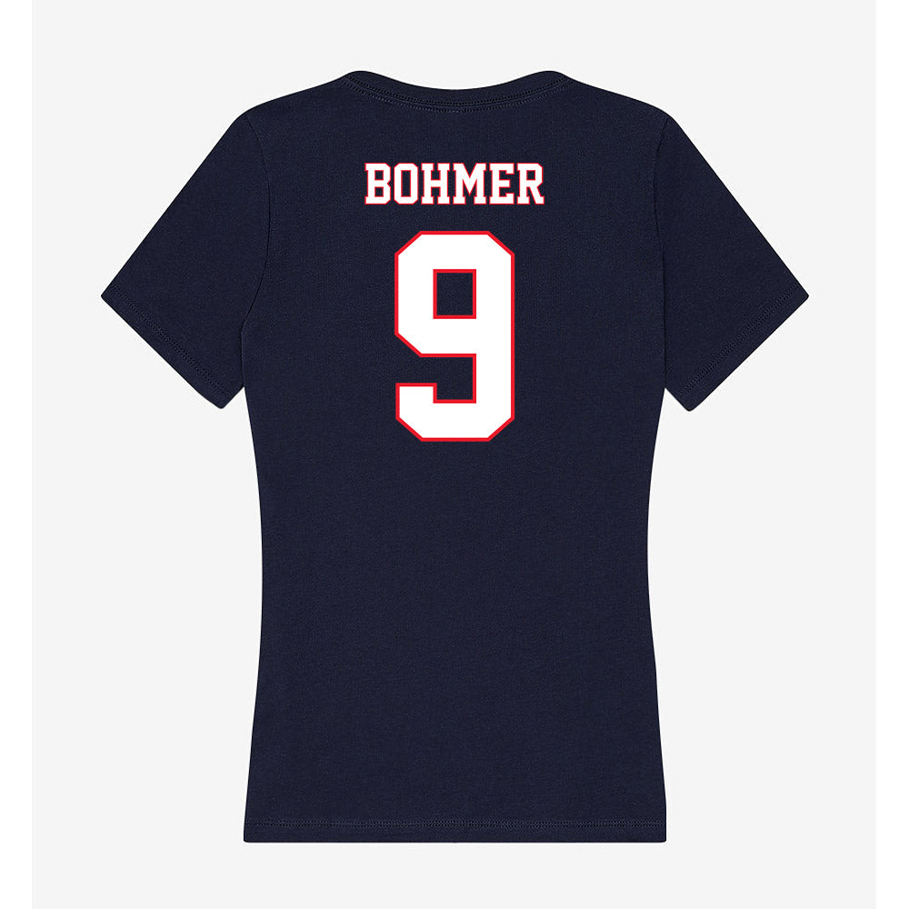 UConn - NCAA Softball : Caprice Bohmer - Women's V-Neck T-Shirt-1