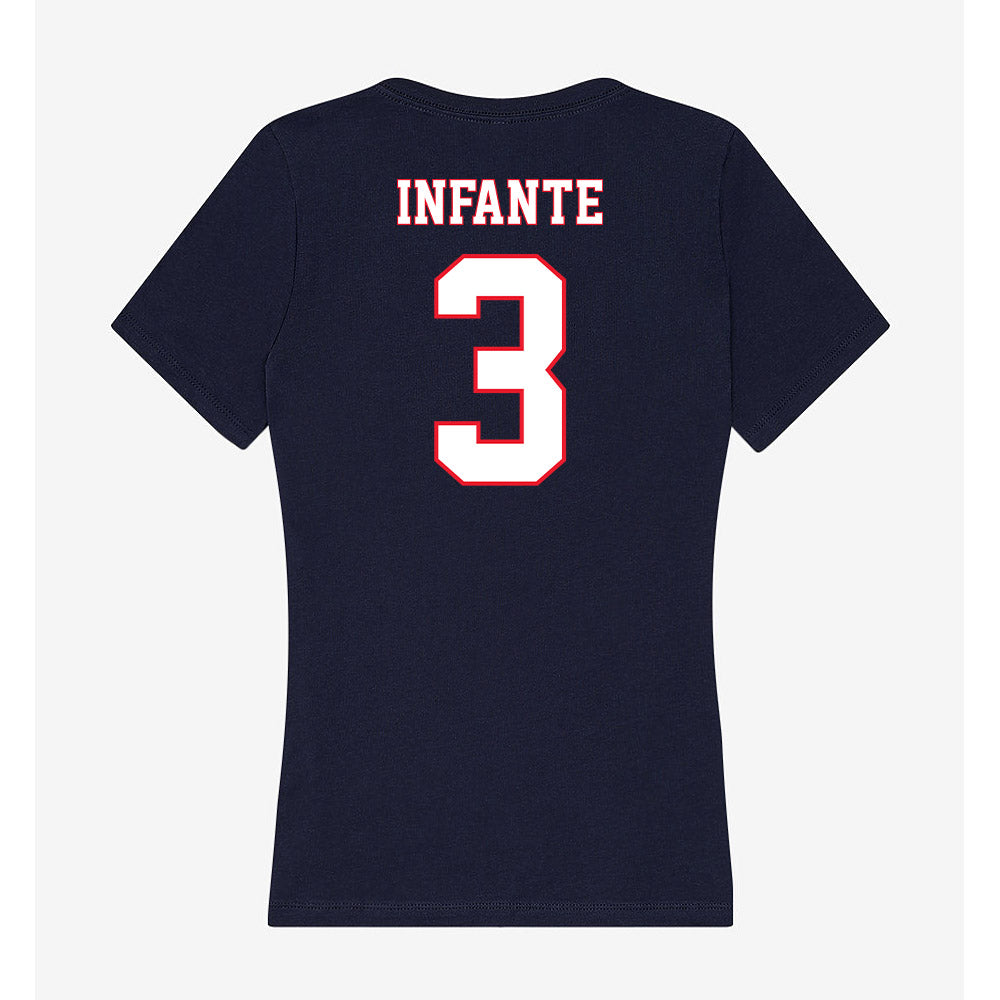 UConn - NCAA Women's Field Hockey : Addison Infante - Women's V-Neck T-Shirt-1