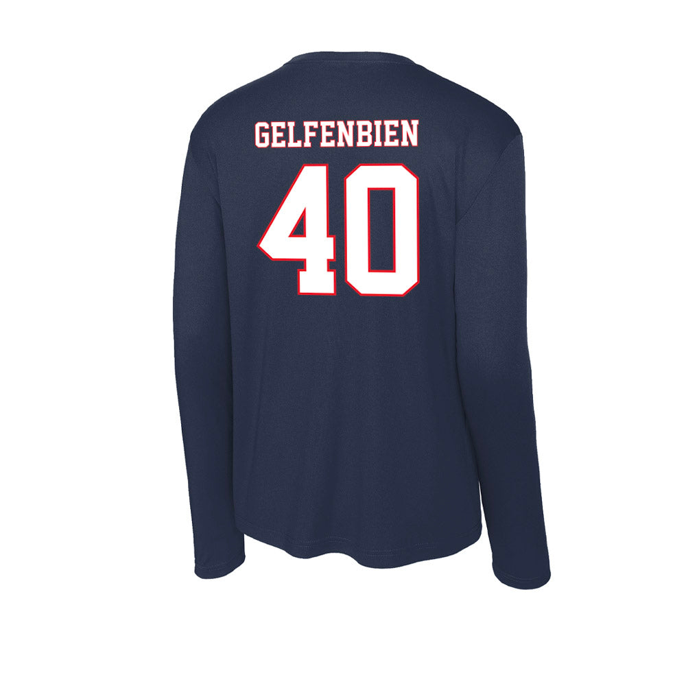 UConn - Women's Basketball Legends : Jill Gelfenbien - Activewear Long Sleeve T-Shirt-1
