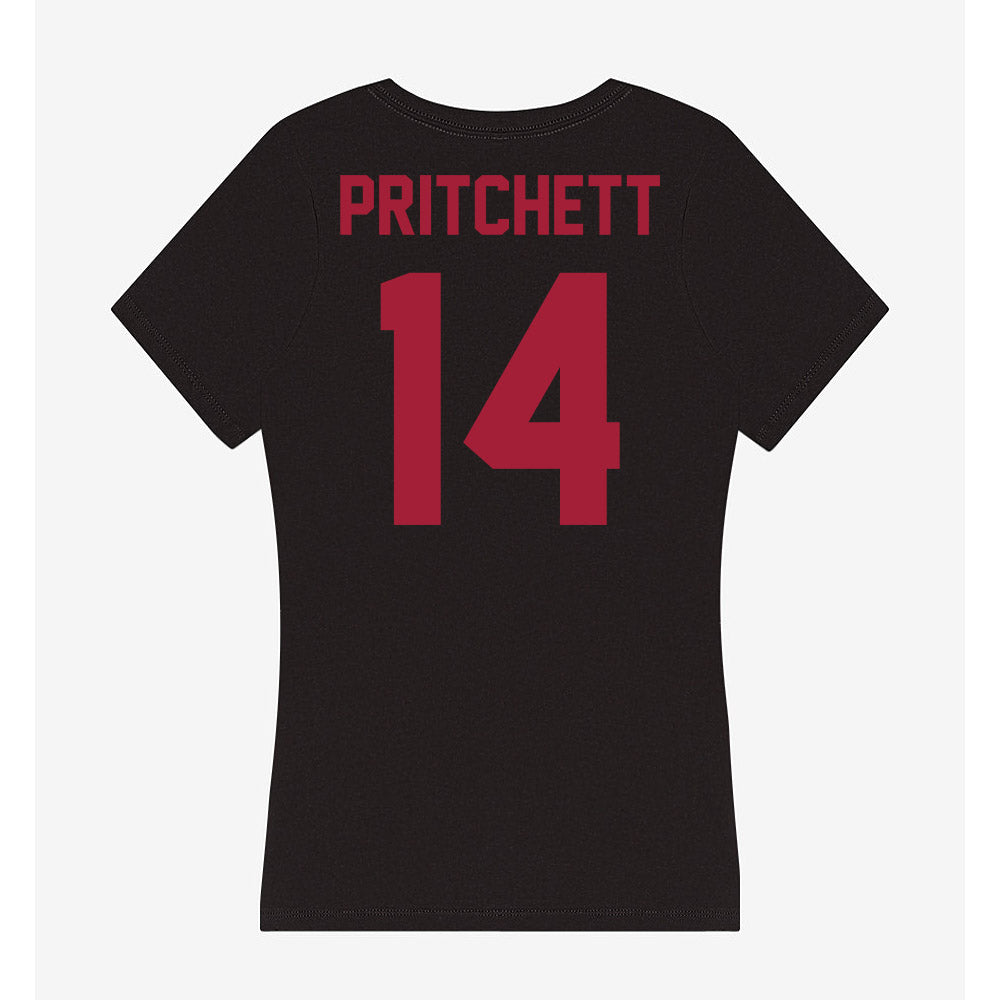 Alabama - NCAA Football : Marshall Pritchett - Women's V-Neck T-Shirt-3