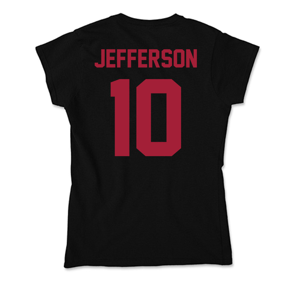 Alabama - NCAA Football : Justin Jefferson - Soft Style Women’s T-Shirt-1