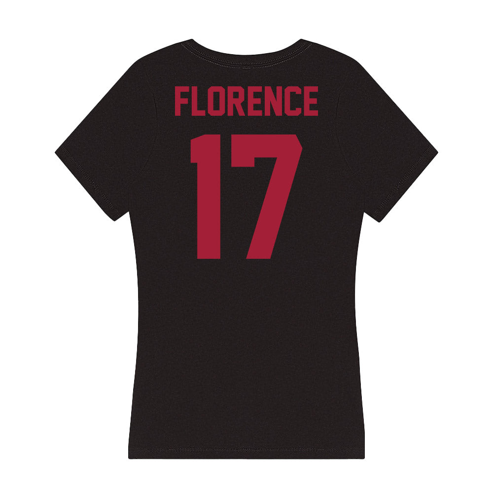 Alabama - Football Alumni : Craige Florence - Women's V-Neck T-Shirt-1