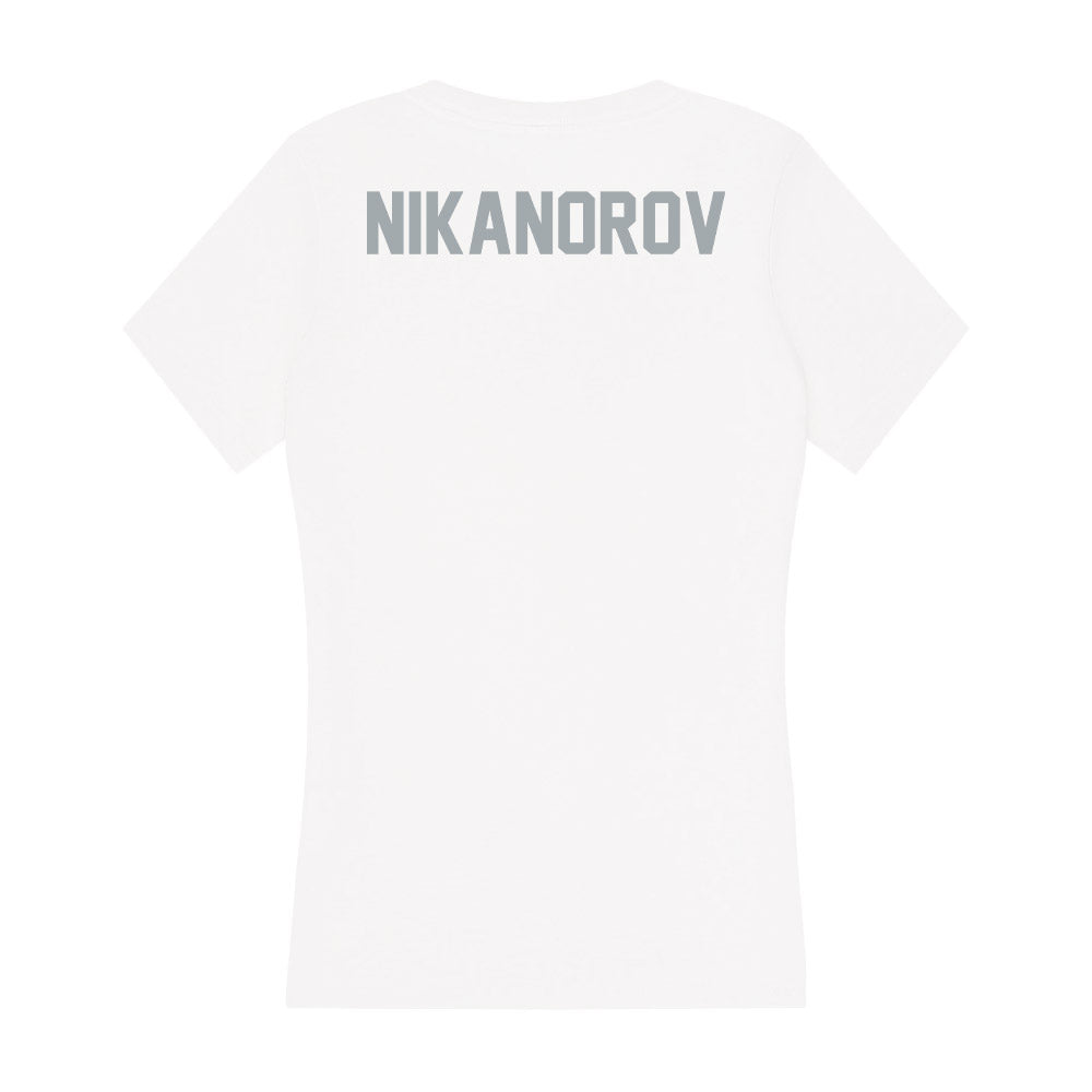 Ohio State - NCAA Women's Swimming & Diving : Mila Nikanorov - Classic Shersey Women's V-Neck T-Shirt-1