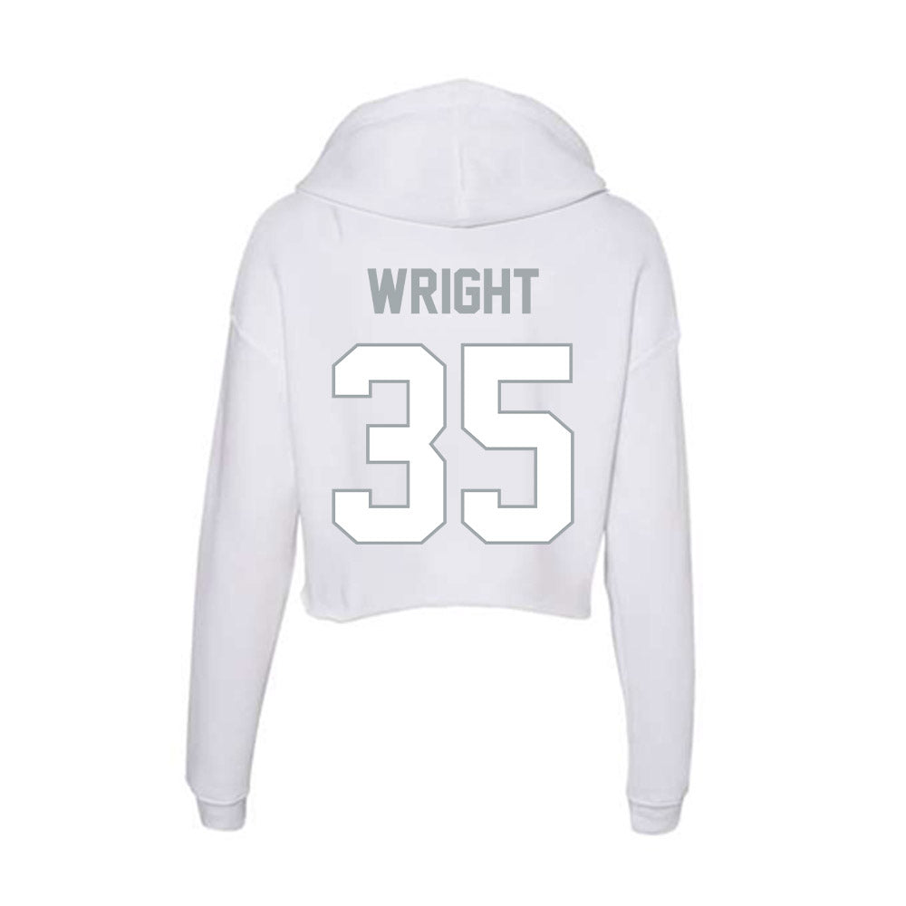 Ohio State - NCAA Women's Lacrosse : Ella Wright - Classic Shersey Women's Crop Fleece Hoodie-1