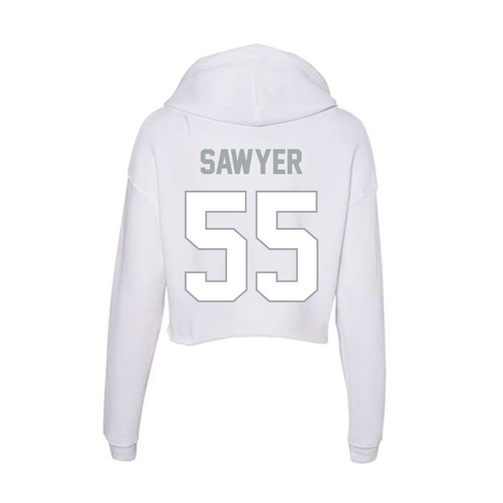 Ohio State - NCAA Baseball : Nick Sawyer - Women's Crop Fleece Hoodie-1