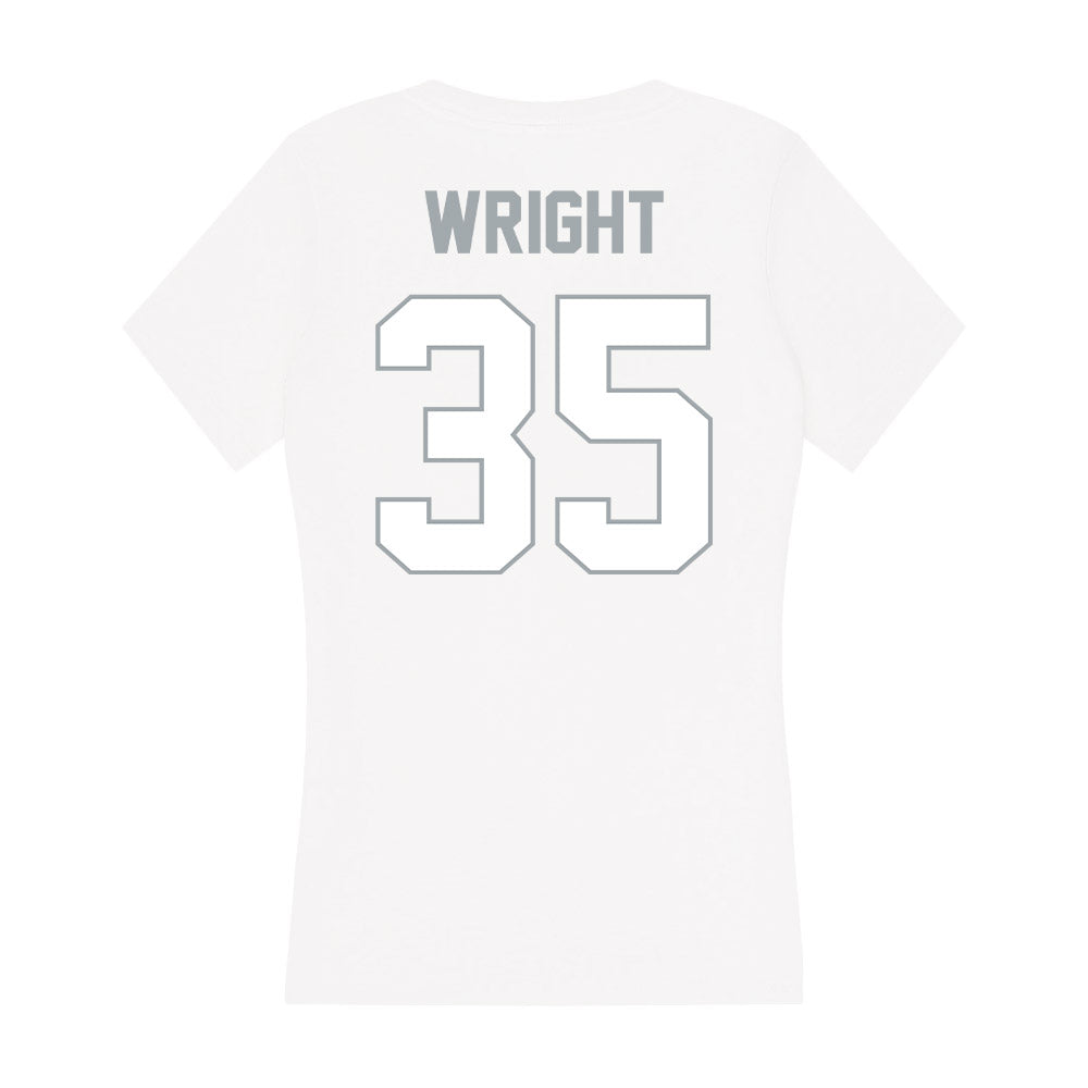 Ohio State - NCAA Women's Lacrosse : Ella Wright - Classic Shersey Women's V-Neck T-Shirt-1