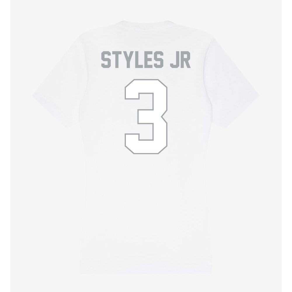 Ohio State - NCAA Football : Lorenzo Styles Jr - Classic Shersey Women's V-Neck T-Shirt-1