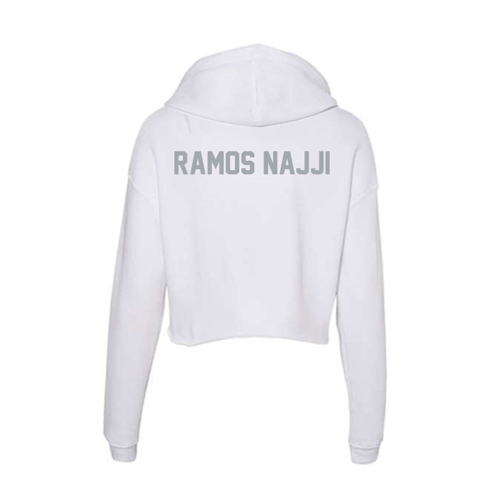 Ohio State - NCAA Women's Swimming & Diving : Maria Ramos Najji - Classic Shersey Women's Crop Fleece Hoodie-1