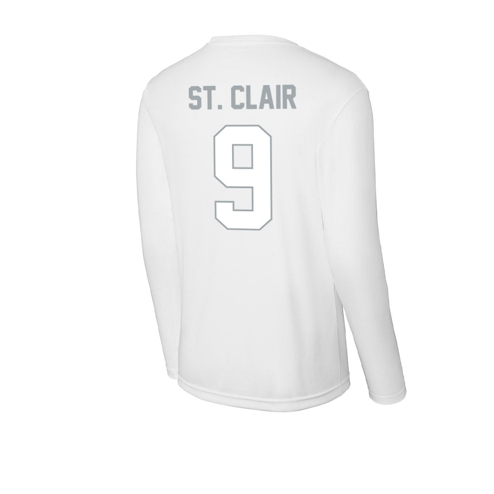 Ohio State - NCAA Football : Tavien St. Clair - Classic Shersey Activewear Long Sleeve T-Shirt-1