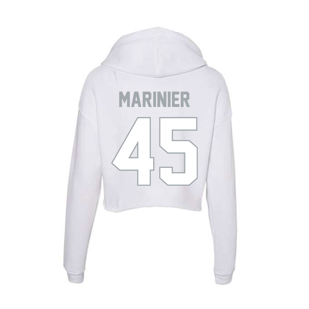 Ohio State - NCAA Men's Lacrosse : Alex Marinier - Classic Shersey Women's Crop Fleece Hoodie-1