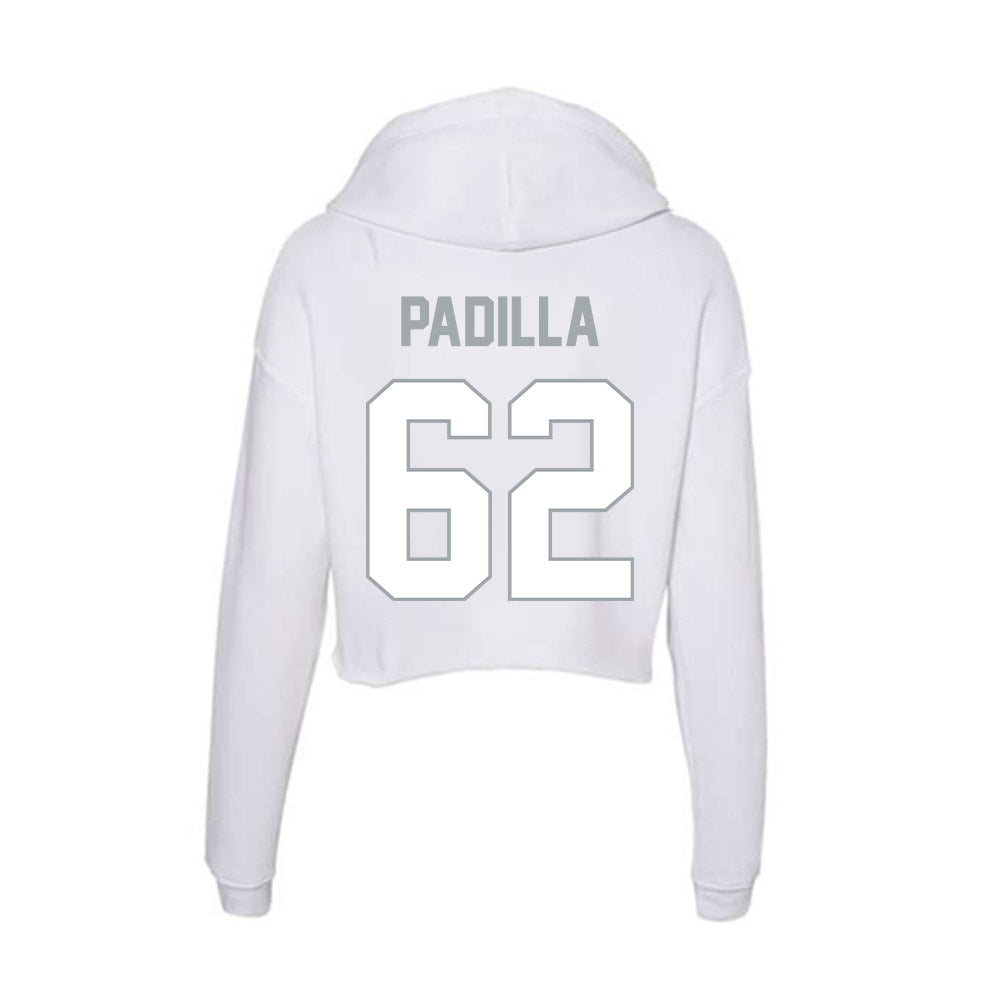 Ohio State - NCAA Football : Josh Padilla - Classic Shersey Women's Crop Fleece Hoodie-1
