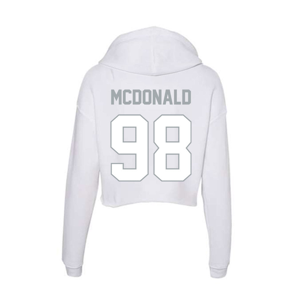 Ohio State - NCAA Football : Kayden McDonald - Classic Shersey Women's Crop Fleece Hoodie-1