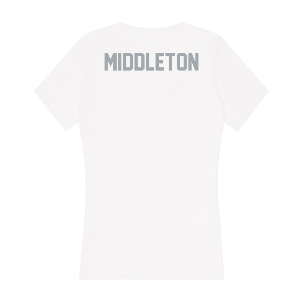 Ohio State - NCAA Men's Track & Field : Michael Middleton - Classic Shersey Women's V-Neck T-Shirt-1