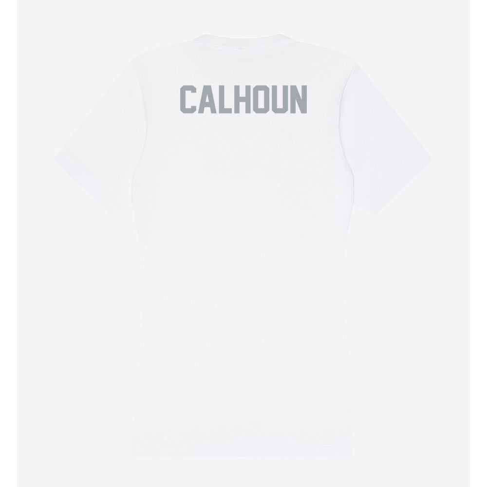 Ohio State - NCAA Men's Track & Field : Dominic Calhoun - Women's V-Neck T-Shirt-1