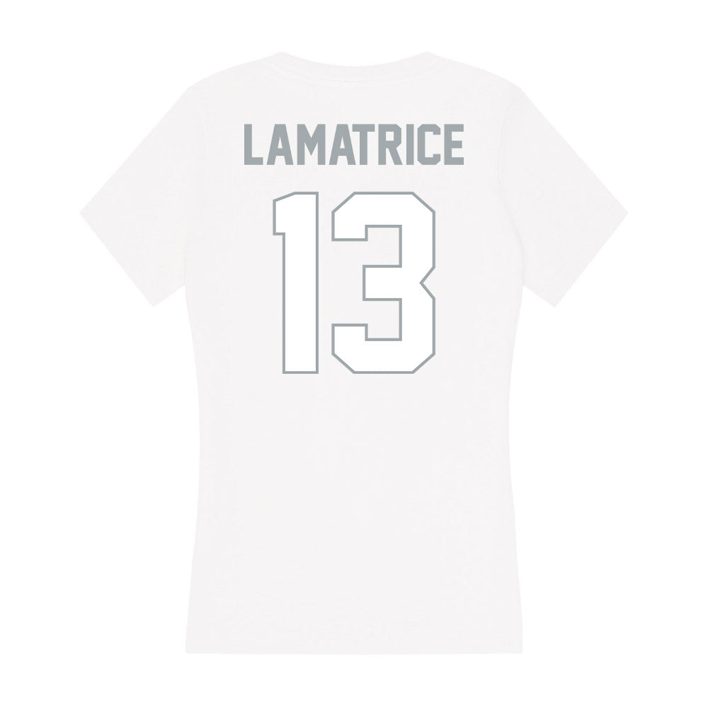 Ohio State - NCAA Men's Lacrosse : Angelo Lamatrice - Classic Shersey Women's V-Neck T-Shirt-1