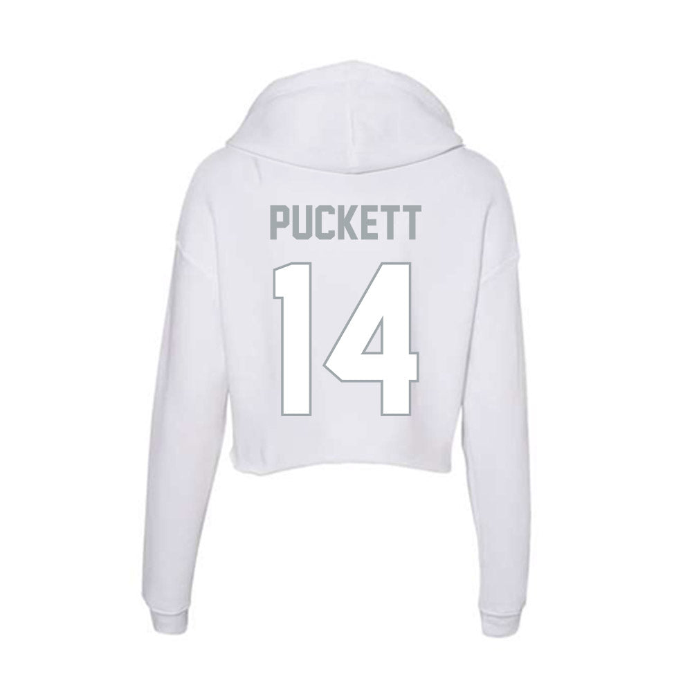 Ohio State - NCAA Men's Lacrosse : Colin Puckett - Classic Shersey Women's Crop Fleece Hoodie-1