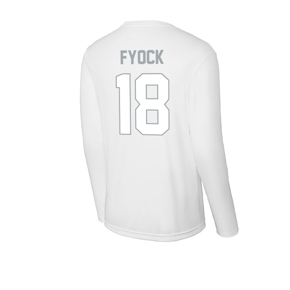 Ohio State - NCAA Men's Lacrosse : Caleb Fyock - Classic Shersey Activewear Long Sleeve T-Shirt-1