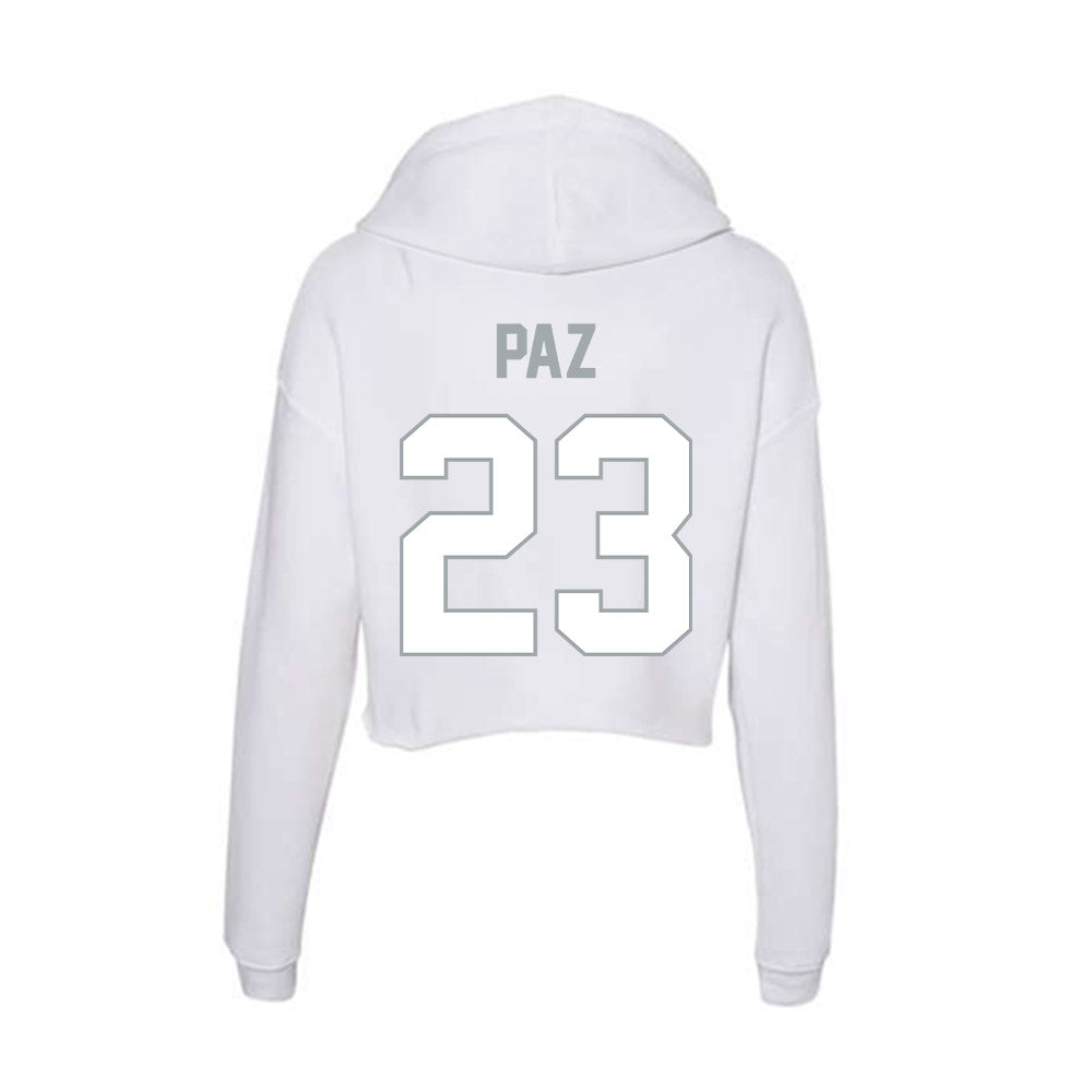 Ohio State - NCAA Women's Lacrosse : Maddy Paz - Classic Shersey Women's Crop Fleece Hoodie-1